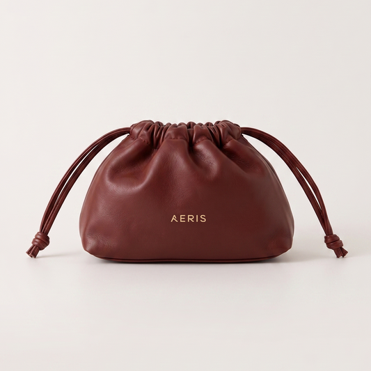[GWP] Aeris Merlot Drawstring Pouch