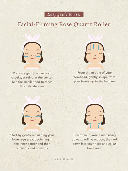 Facial-Firming Rose Quartz Roller