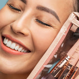 Aeris Beauté The Coral Travel Brush Set - 7 pcs Complete Set